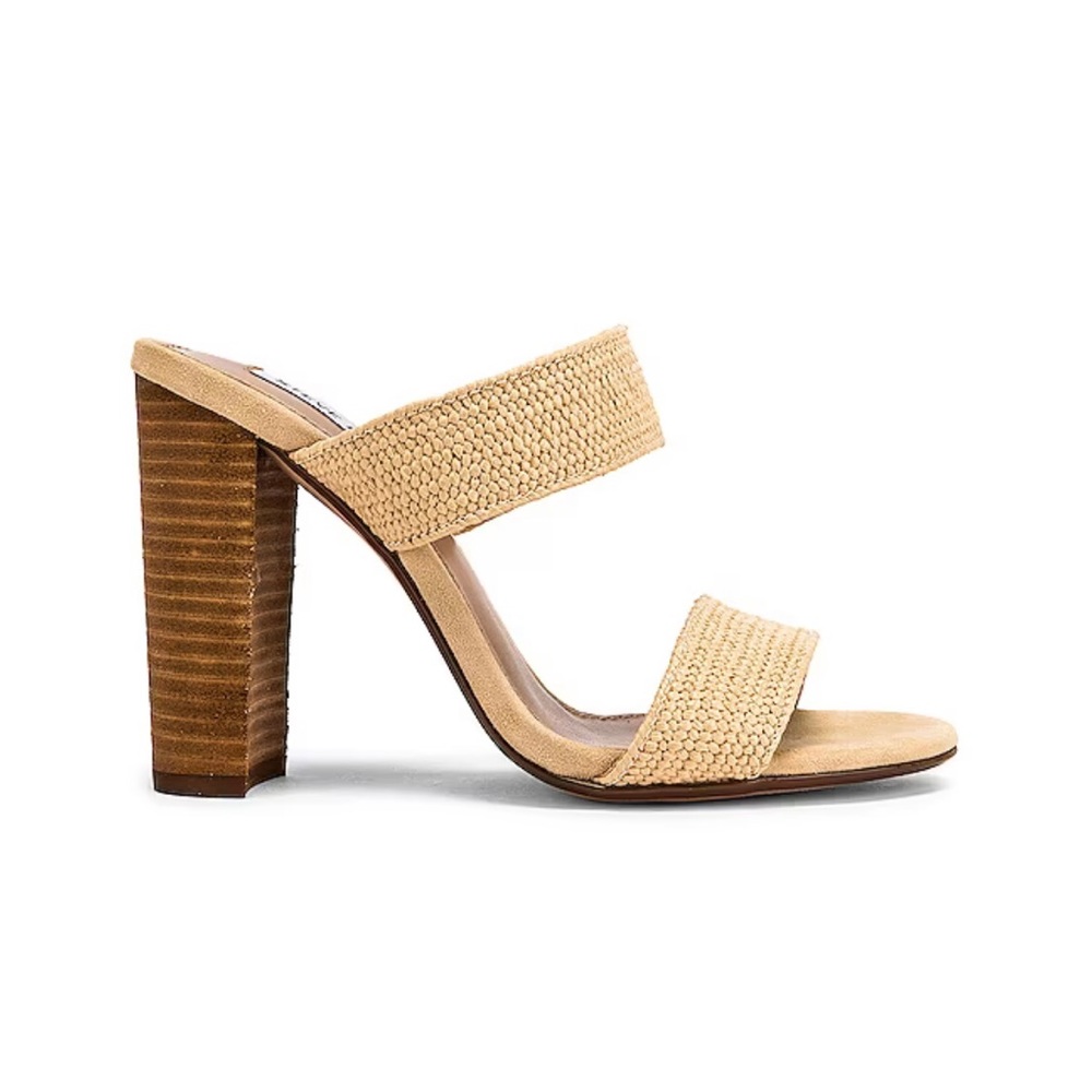 NWT Steve Madden Callen Raffia Heels
